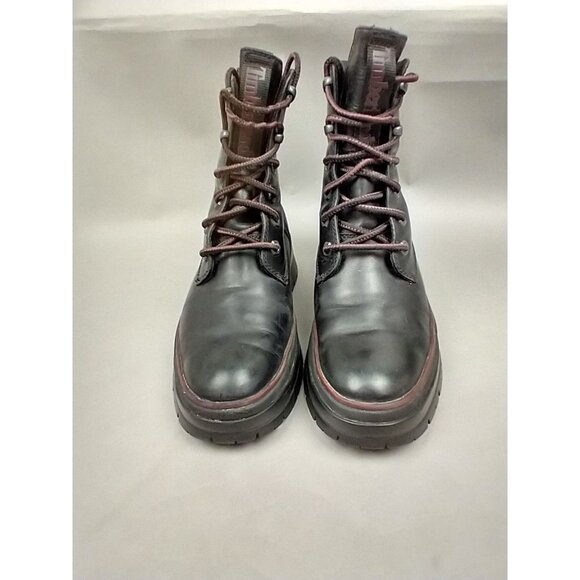 Timberland Malynn EK+ Black Leather Waterproof Lace-Up Boots Shoes Women's 7 - Picture 2 of 13